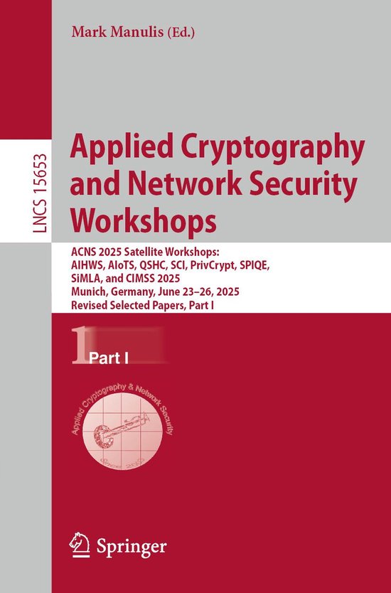 Springer Nature Proceedings Computer Science 1 - Applied Cry ... - cover