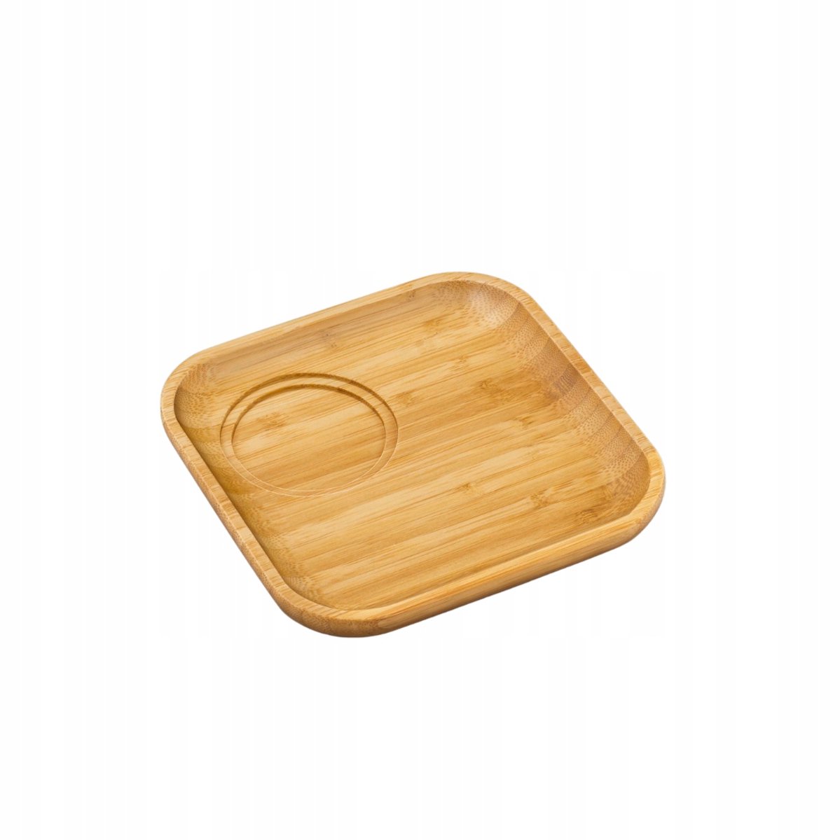 Wilmax Bamboe Onderschaal Vierkant - 17.5 x 17.5 cm - Hout