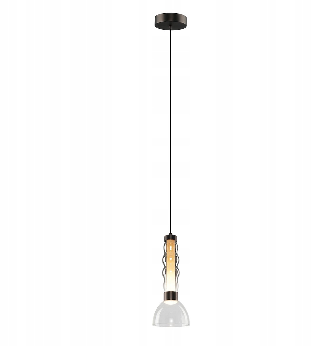 LUCCO hanglamp rookglas 13W - Modern en sfeervol