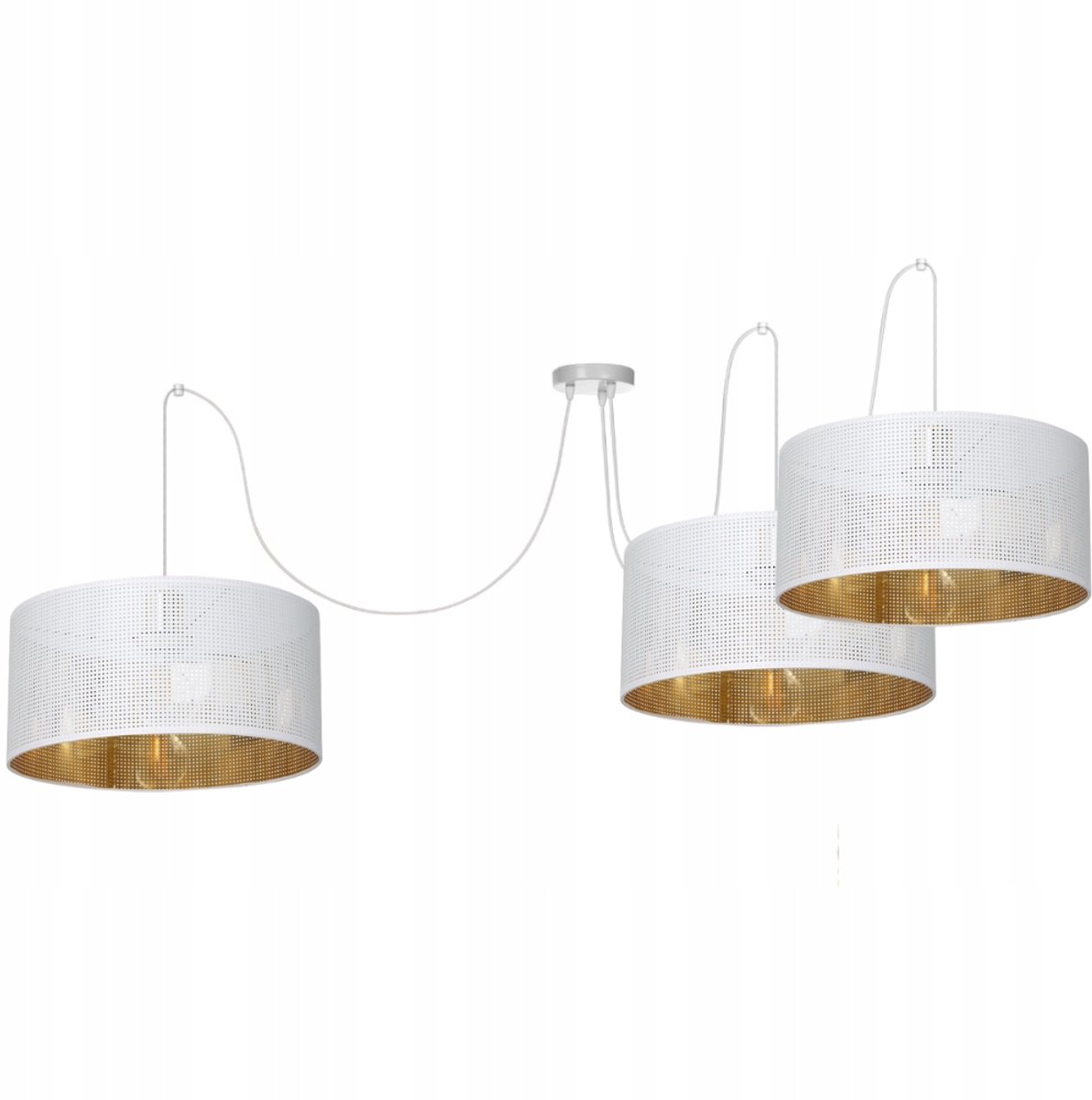 Lichtgevende Plafondlamp Spider met Gaten - Wit, 30cm