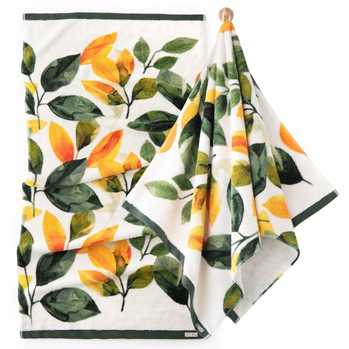 Zwoltex Citron Leaf Badhanddoek - 100% Katoen, 650g, 70x140cm