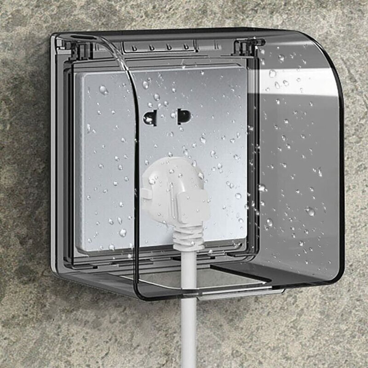Stopcontactdoos kindveilig 86 universeel model waterdichte stopcontactdoos 122×108×73 mm waterdichte buitenstopcontacten voor schakelaar