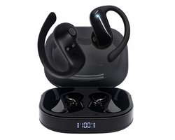 Xssive - Oortjes Draadloos - Open Air Sport Oortjes met Oorhaak - Draadloze Oordopjes - Bluetooth Earbuds - Hardloop Oortjes