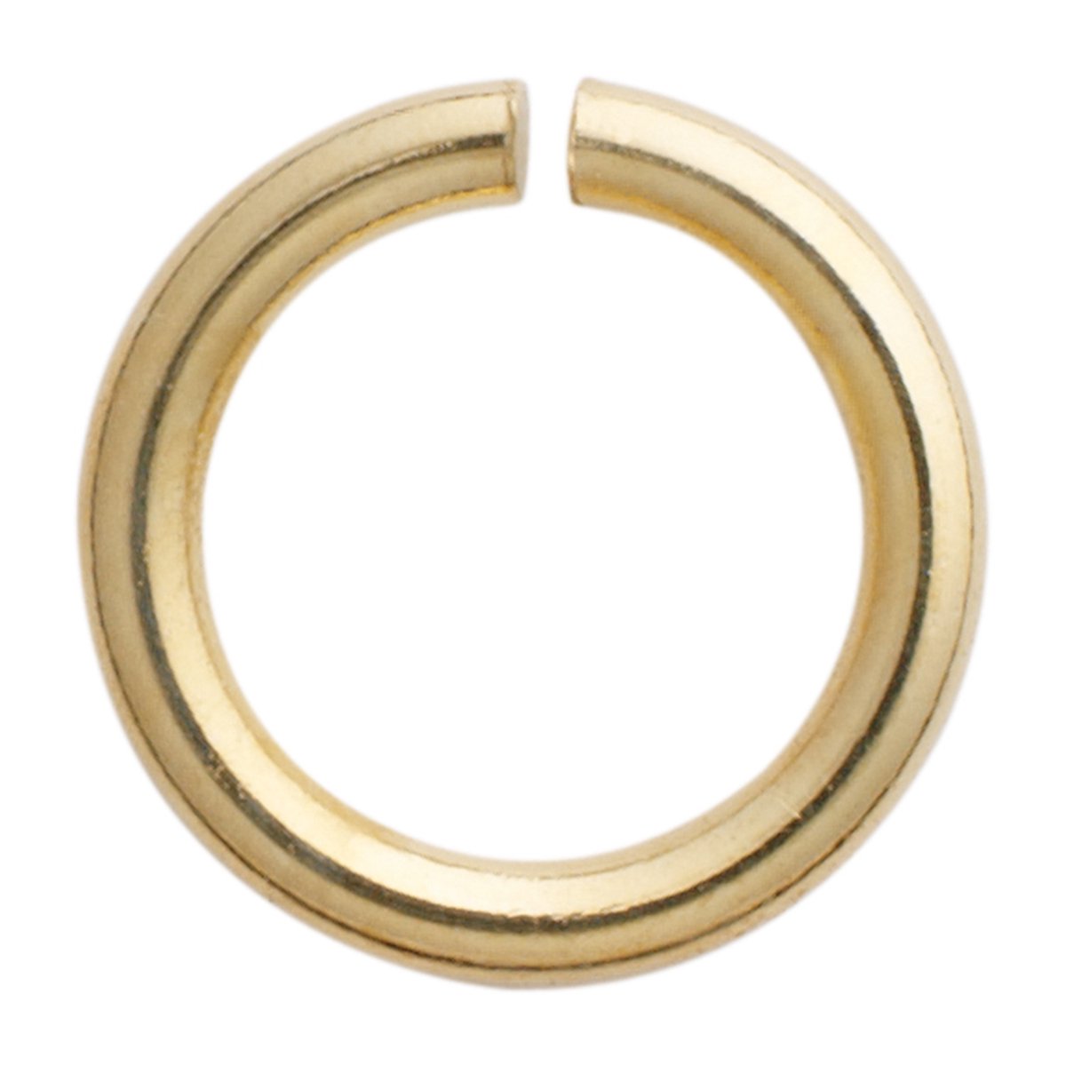 Springring rond roestvrij staal-verguld Ø 5 mm, dikte 0,90 mm