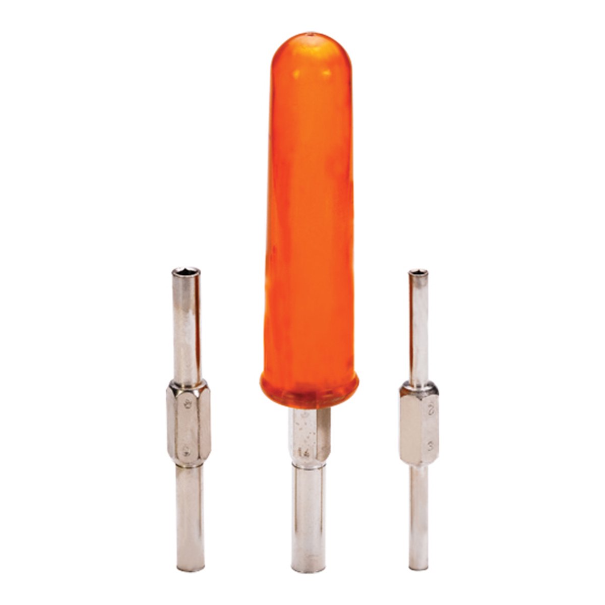 Ontgrendelingsgereedschap voor klokveer, met 3 klauwen, voor maten 5-6, 7-8 en 10-12