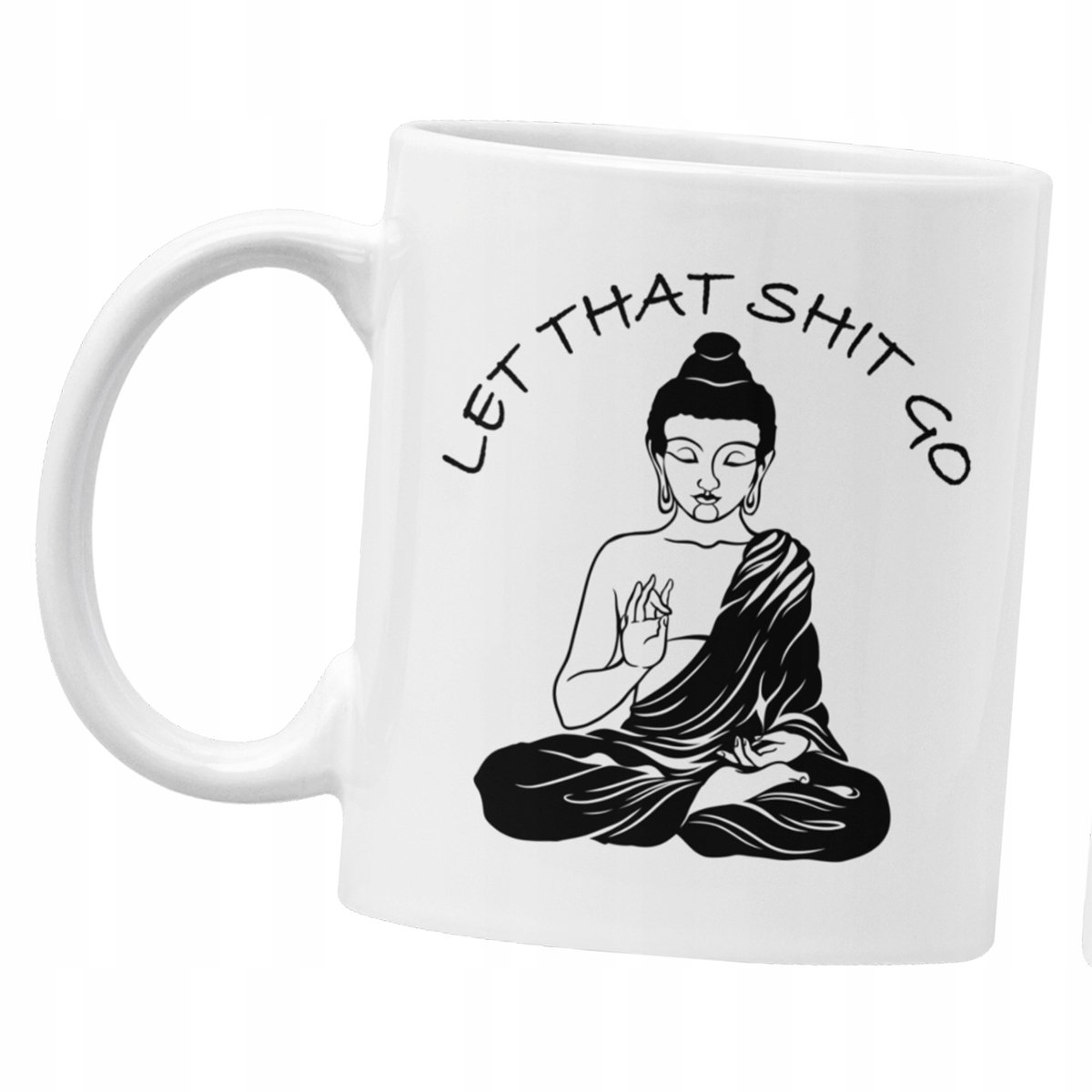 Grappige Mok 'Let Tah Shit Go' - Origineel Cadeau