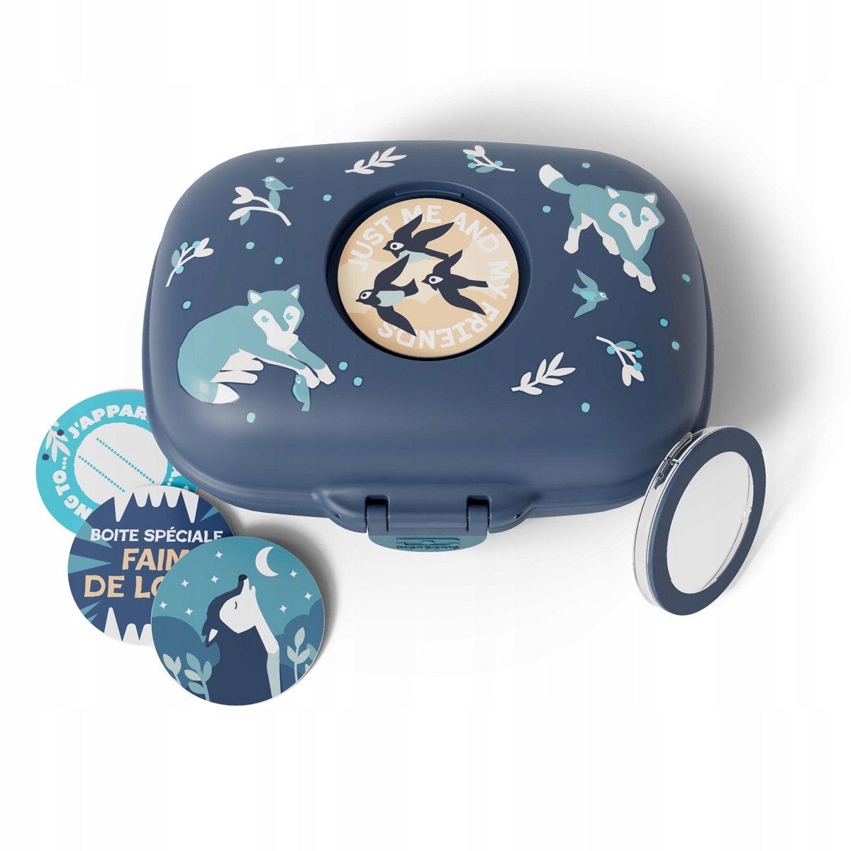 Monbento Gram Lunchbox 600ML - Blauw, BPA-vrij, Vaatwasserbestendig