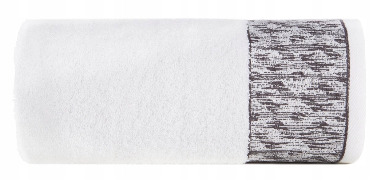 Kiara Handdoek 70x140 cm Wit - Luxe Katoen met Borduur