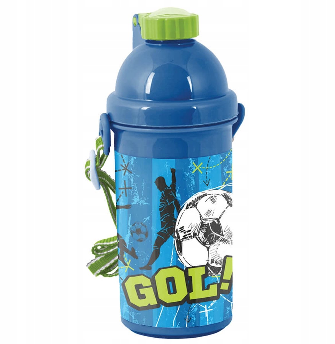 Paso Bidon 500ml Voetbal - Handige drinkfles met Rietje