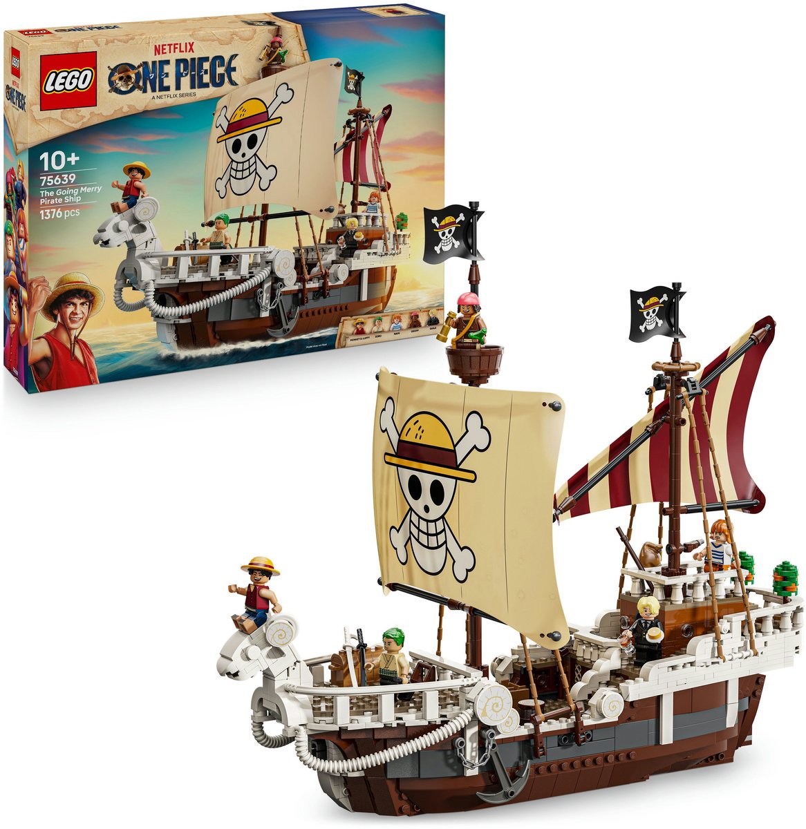 LEGO® ONE PIECE Het Piratenschip Going Merry Bouwset - 75639 — afbeelding 12
