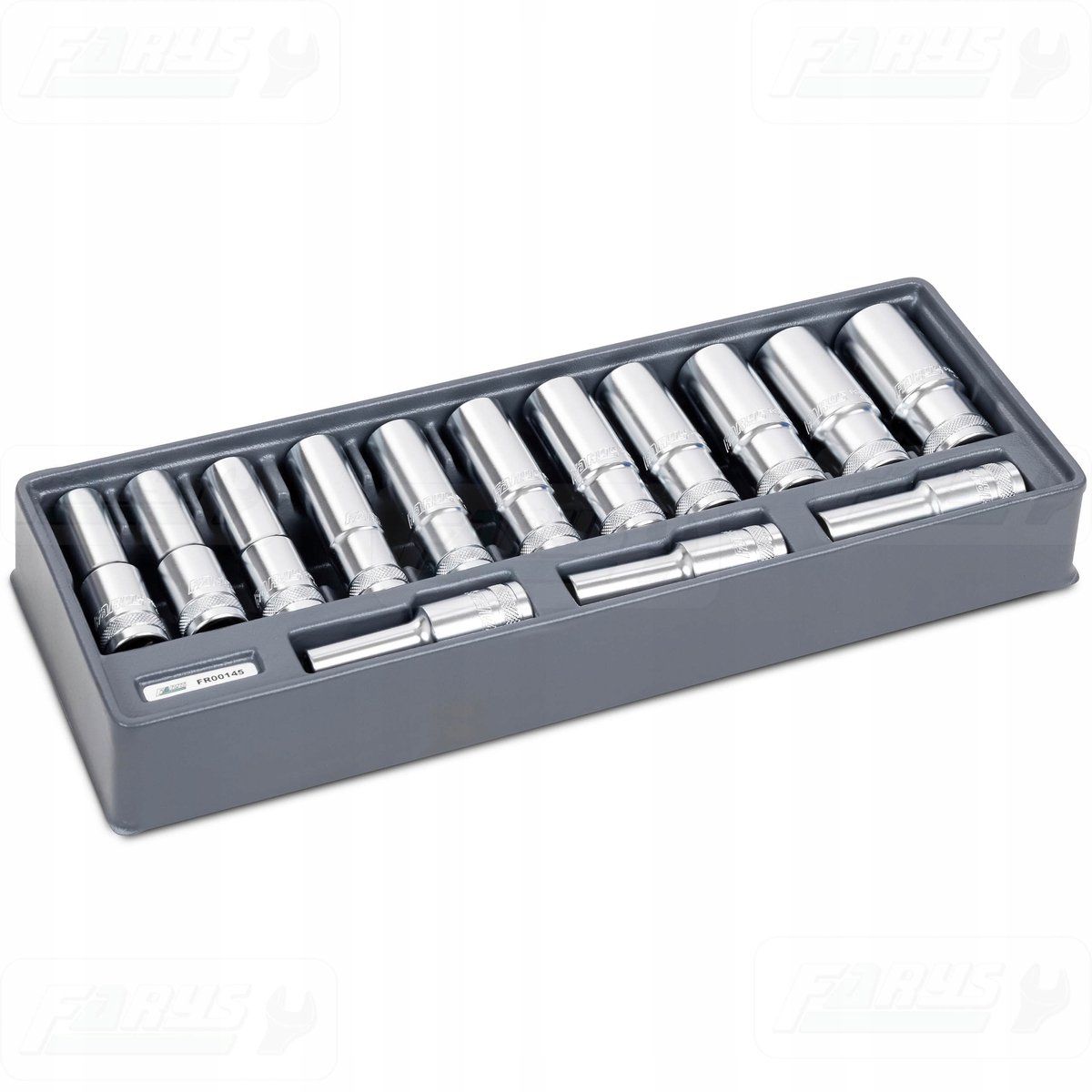 Farys 14-delige Lange Dopset 1/2" - Premium Werkplaatuitrusting