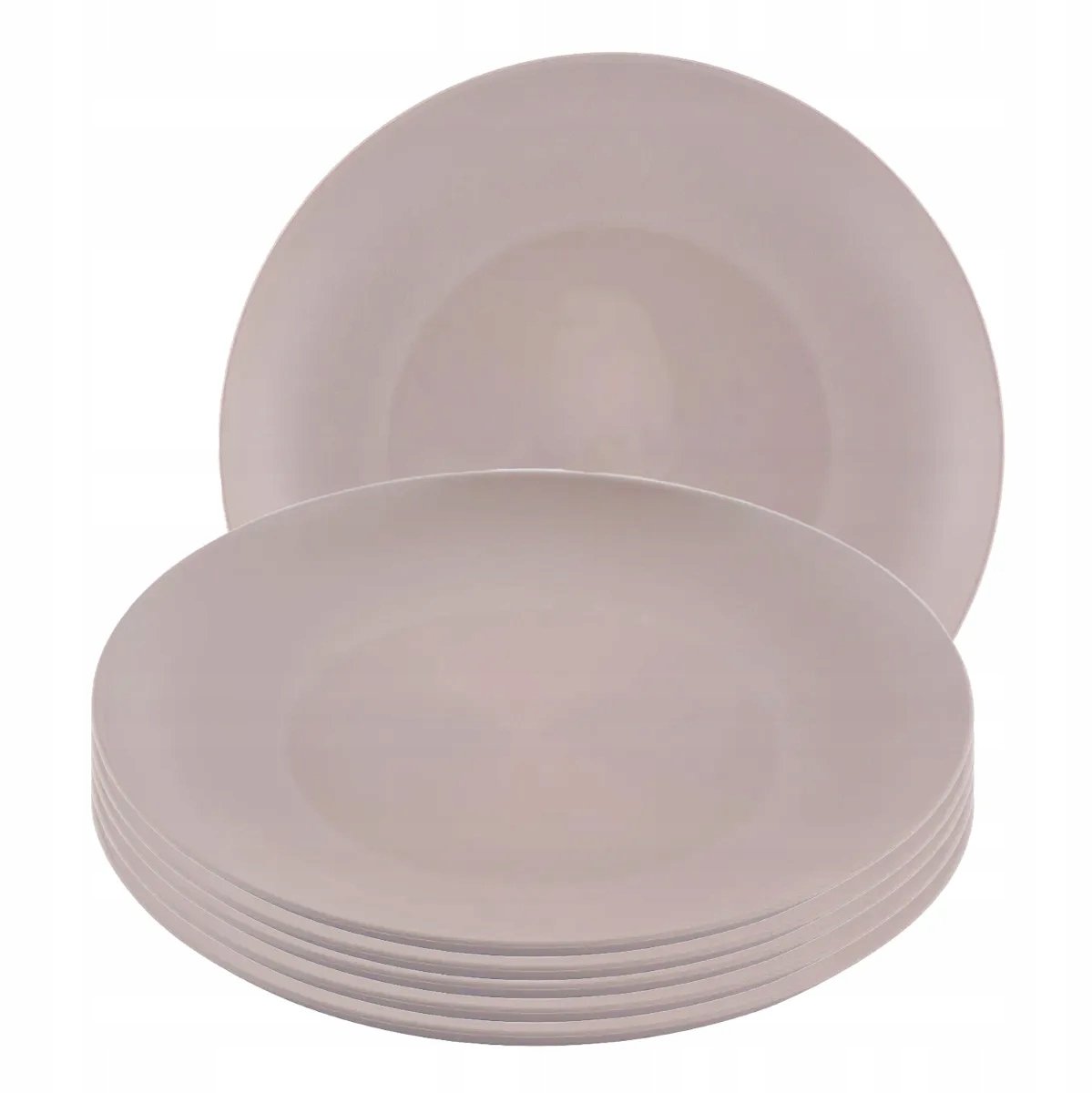 Altom Design Dessertborden 17cm Taupe, 6 Stuks, BPA-vrij