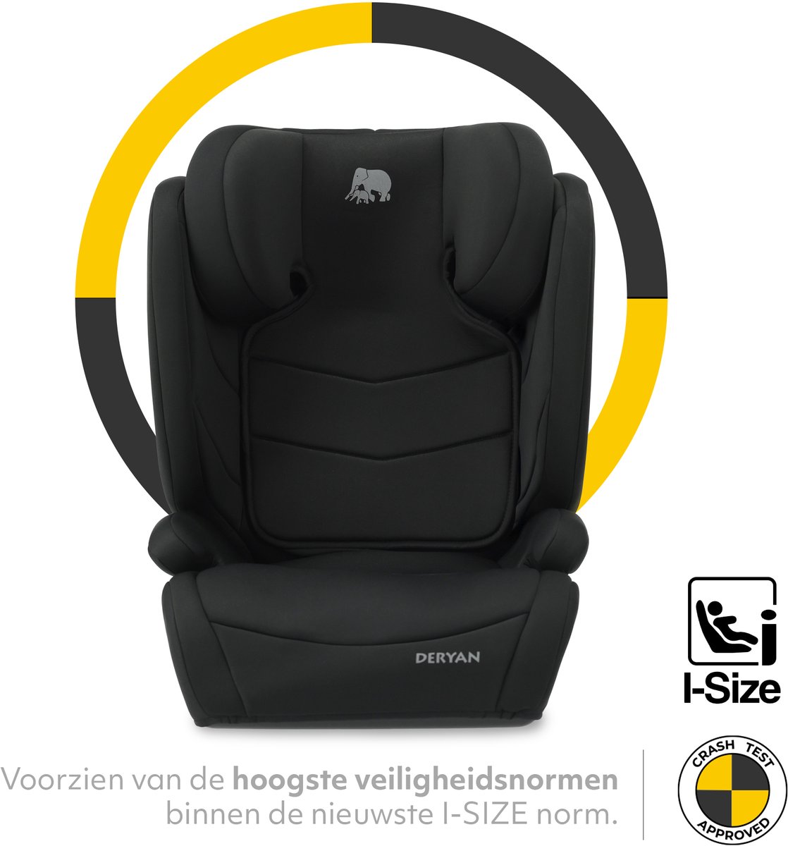 Deryan Charlie Luxe Autostoel i-Size - Isofix - Zwart thumbnail 4
