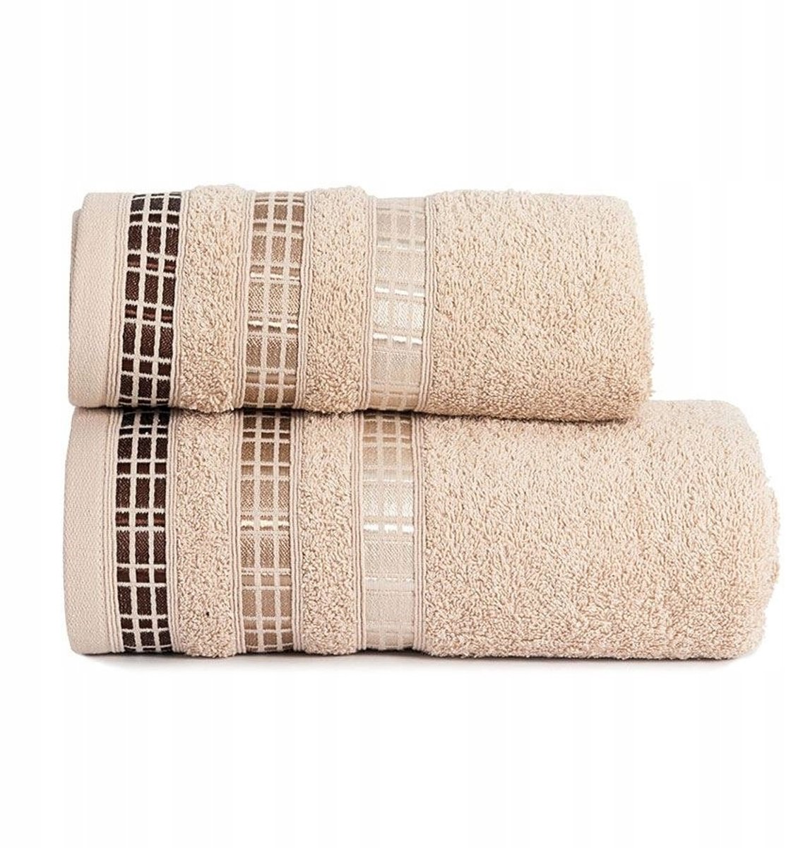 Luxe Beige Badhanddoek 70x140cm - Dik Frotté Katoen 500 GSM