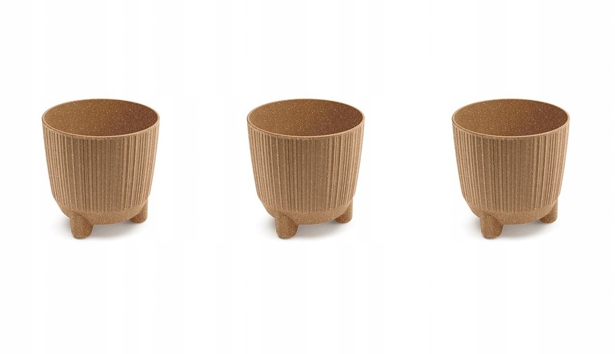 Prosperplast Ryfo N Eco Wood Pot 13cm Nature Bruin Kunststof