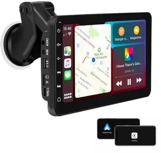 7 Inch Auto Navigatiescherm met And...