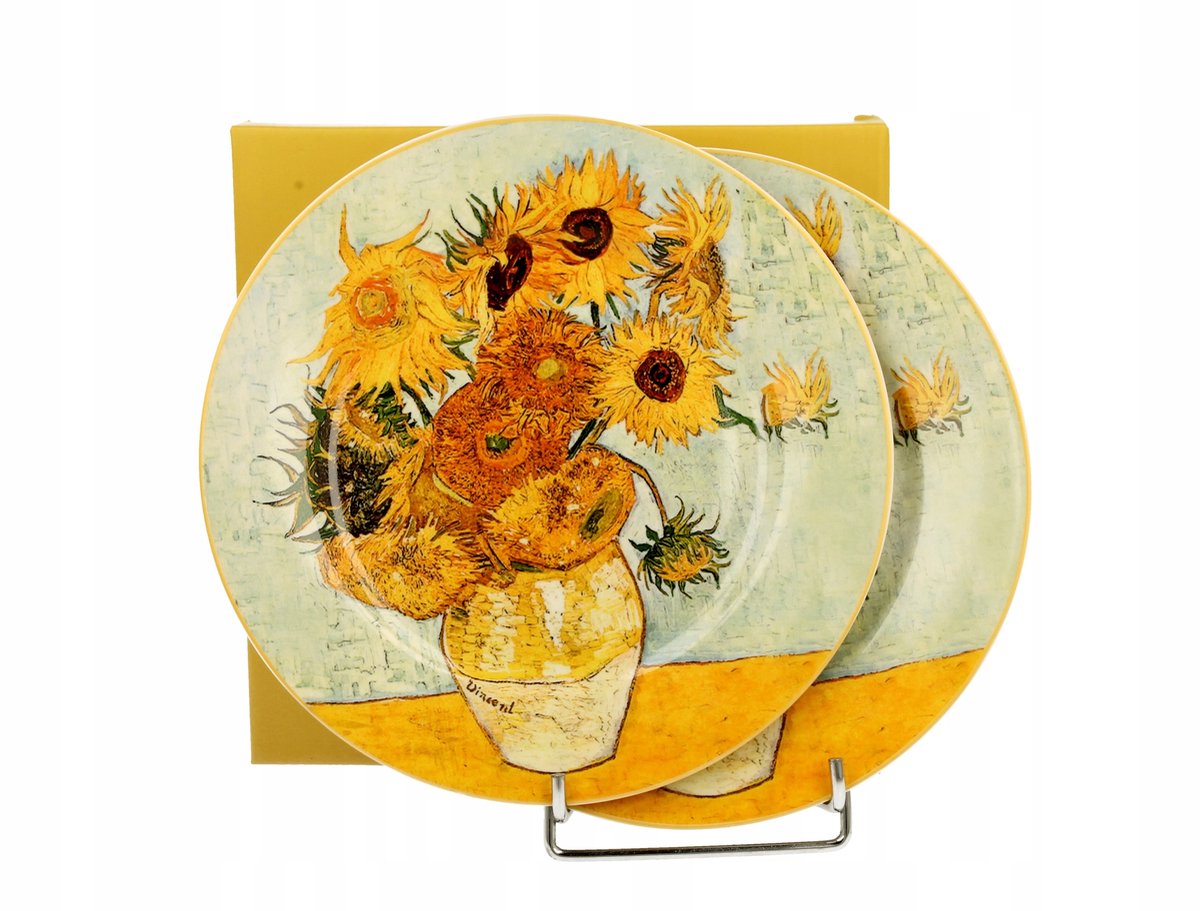 Duo Van Gogh Zonnebloemen Dessertschaaltjes Set van 2