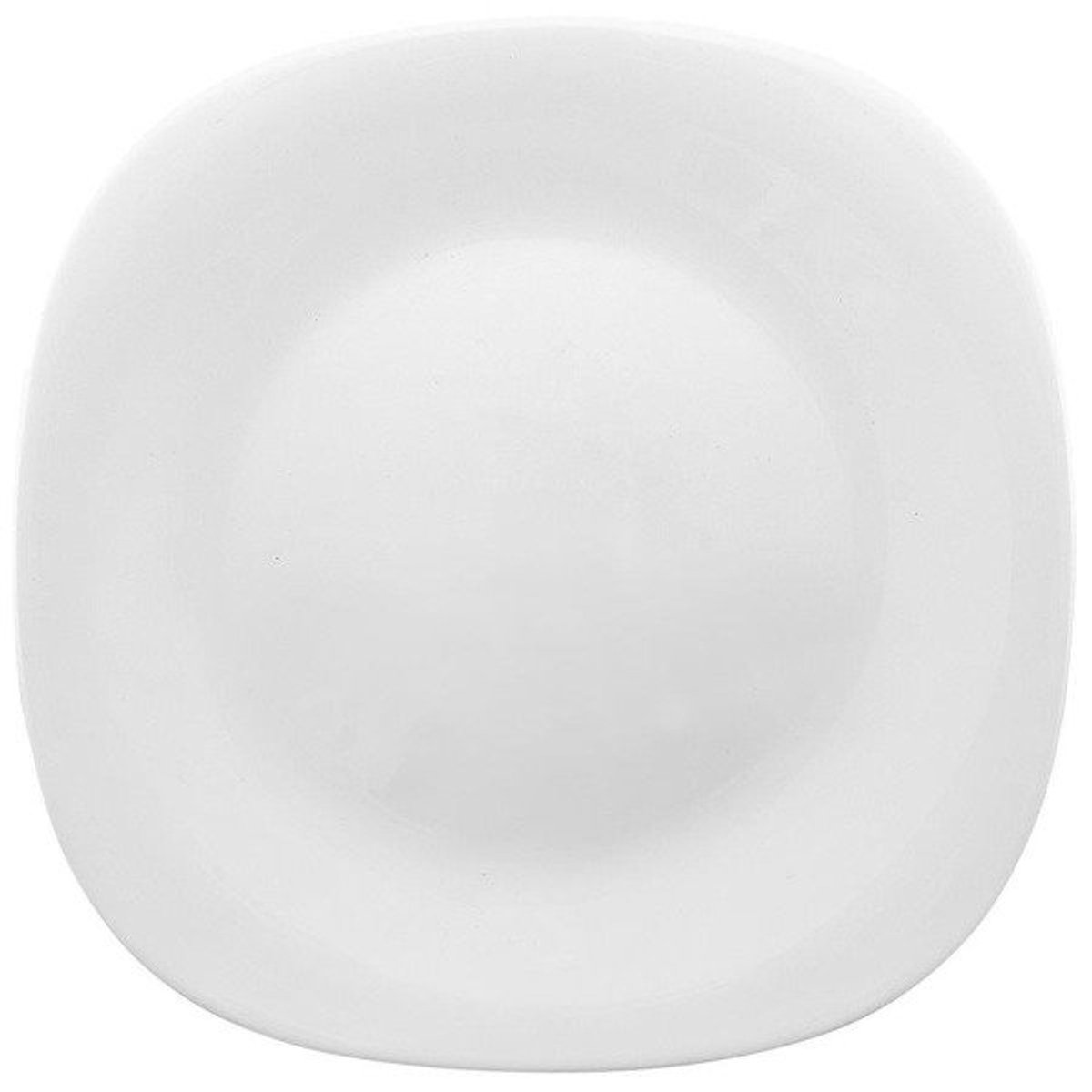 Bormioli Rocco Parma Schaal Borden 6 Stuks - 27x27cm Vierkant Wit Glas