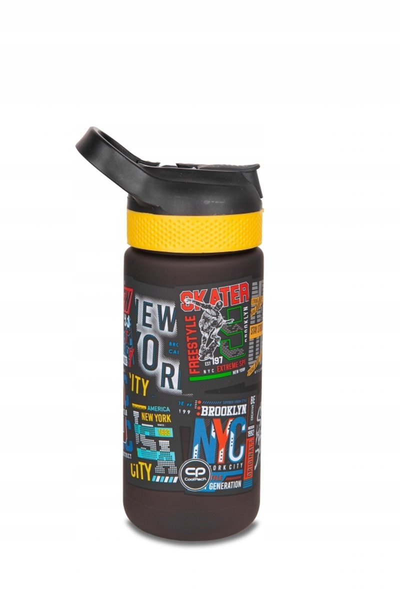 CoolPack Bibby Fles 420 ml - Big City - Kinders Drinkfles met Rietje