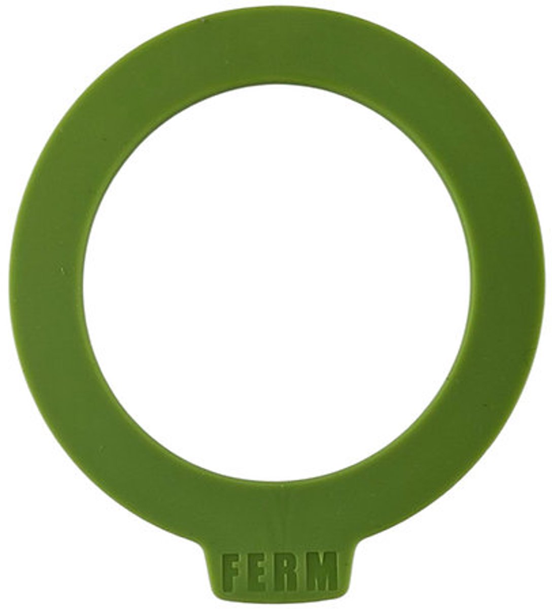 FERM fermentatieringen - weckpot ringen - groene afdichtingsrubbers - duurzame beugelpot ringen - veilig fermenteren- set van 6 stuks - ID6,5cm OD9,5cm - geschikt voor beugelpotten 0,5L tot 5L