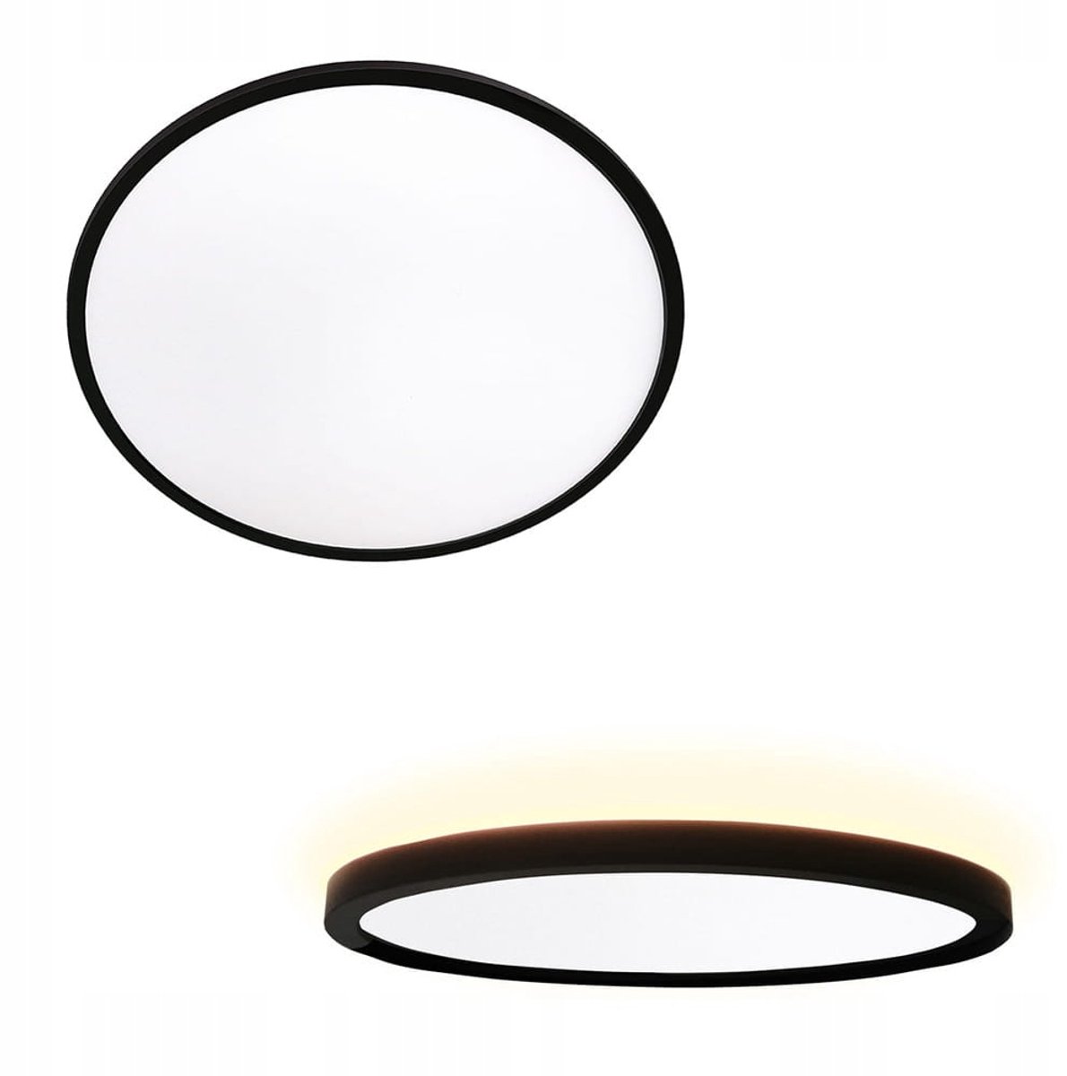 Pryzma LED Plafon CCT Zwart 38cm - Licht Prestige