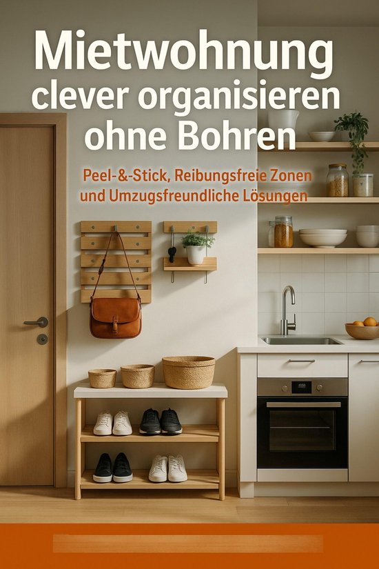 Mietwohnung clever organisieren ohne Bohren - cover