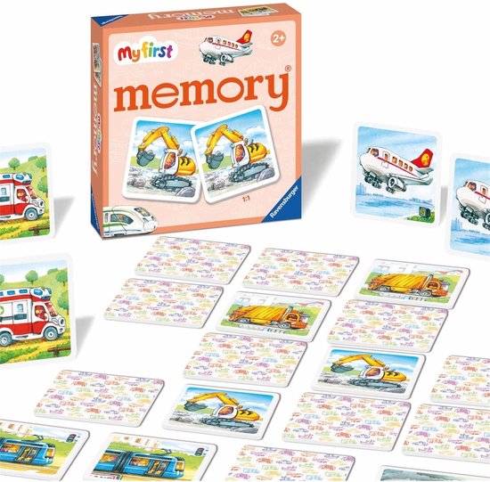 Foto: Ravensburger my first memory kaartspel voertuigen