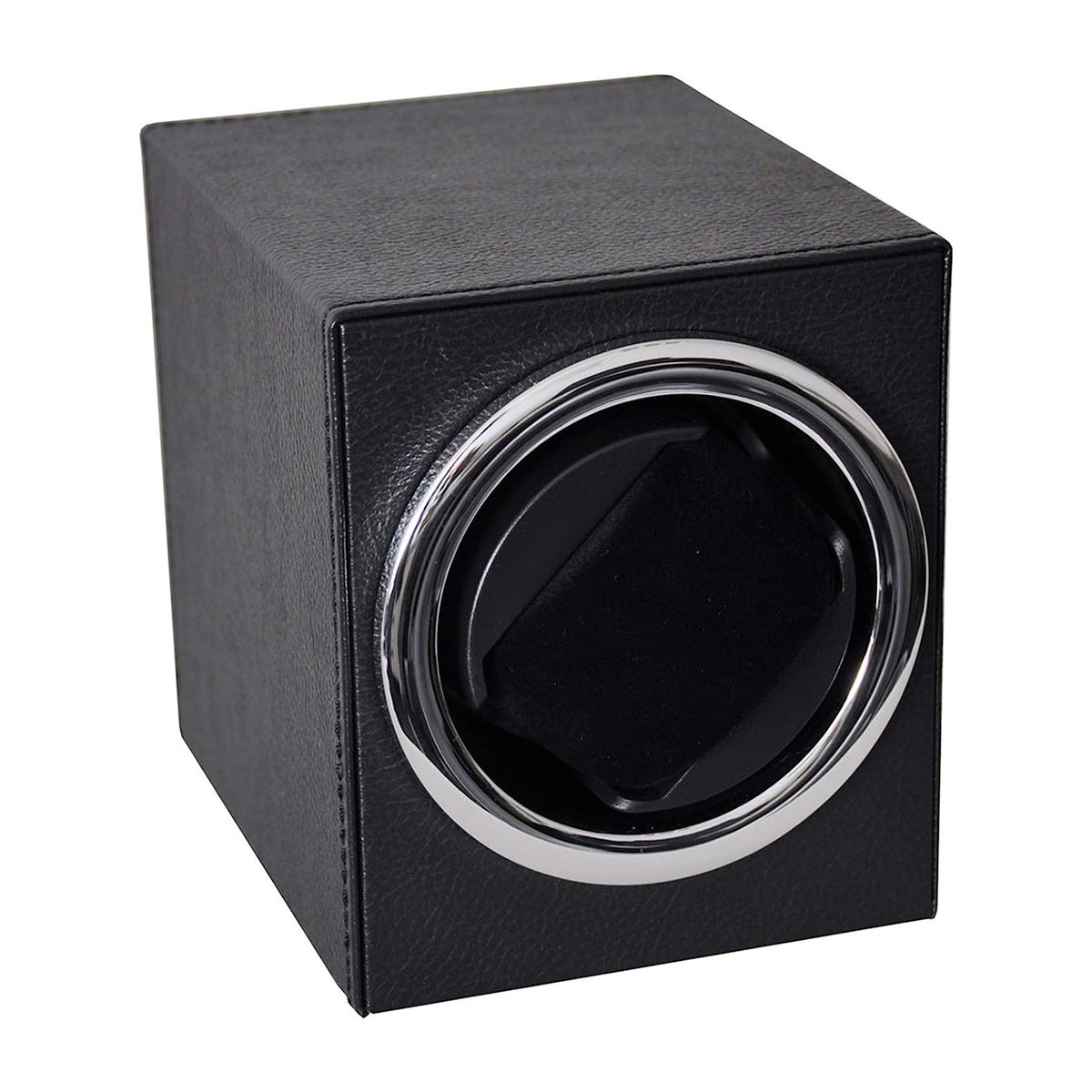 SELVA Watch Winder RF - Zwart - Voor 1 horloge - Werkt op batterijen - Draait met de klok mee en tegen de klok in - Ideaal voor gebruik in een veilige omgeving