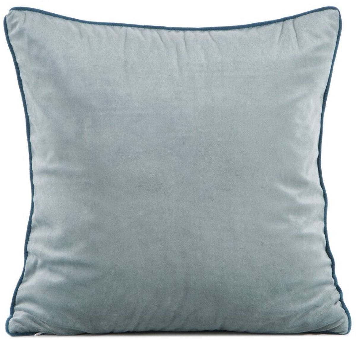 Gaja Velours kussenhoes met bies 60x60cm Saliegroen