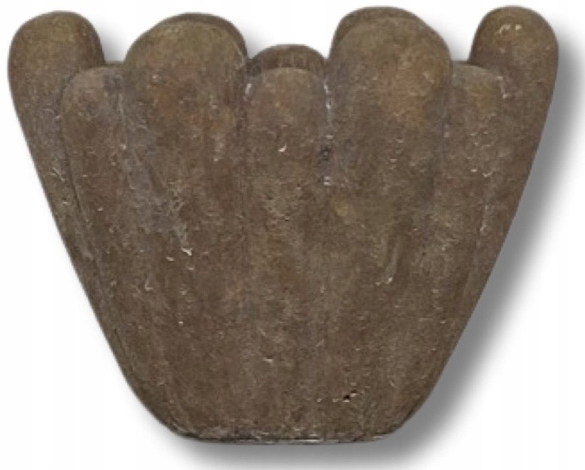Ovale Keramische Pot - Rustiek & Decoratief - 24x16 cm