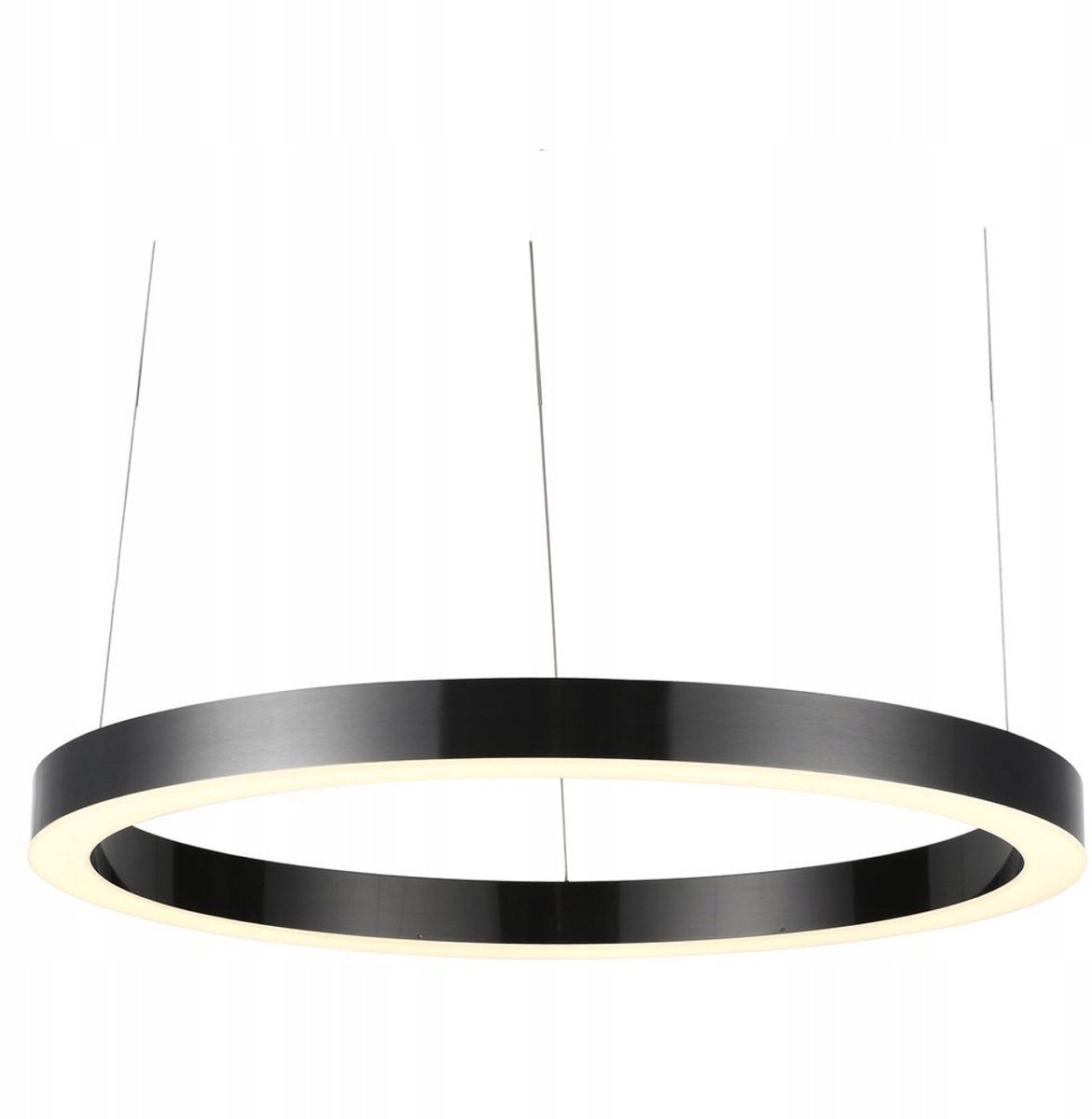 Step into Design Hanglamp CIRCLE 80cm Zwart LED Dimbaar
