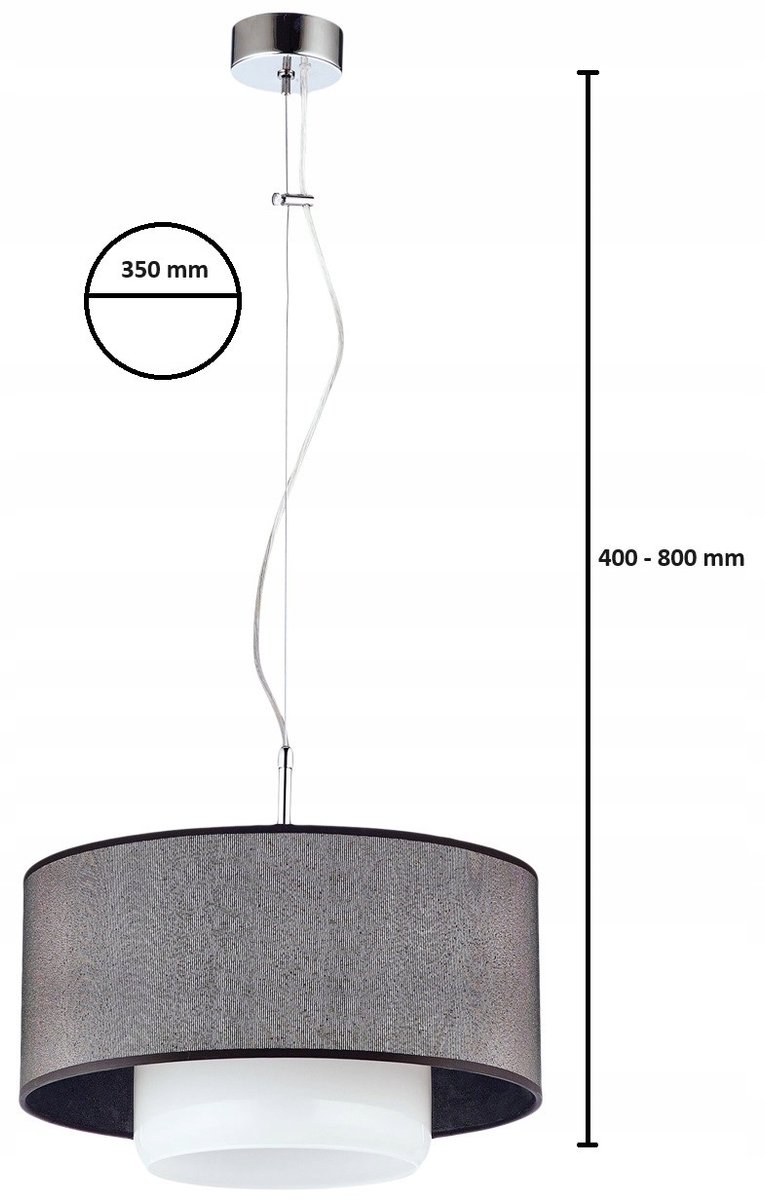 AVEO Hanglamp Grijs Wit - Stijlvolle Verlichting voor Uw Interieur