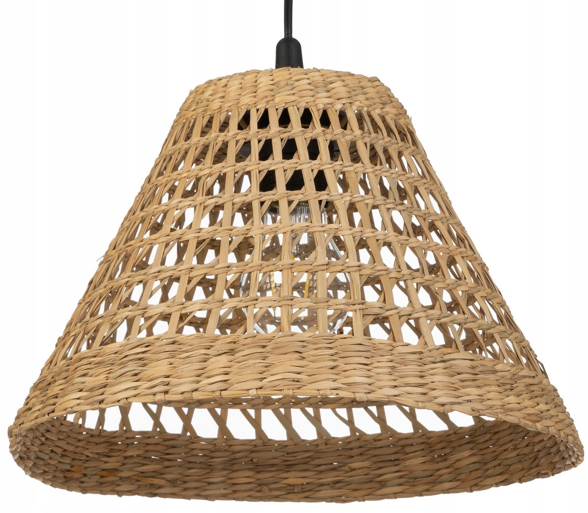 Hanglamp BOHO Afrika Zeegras Zwart - Natuurlijke Stijl
