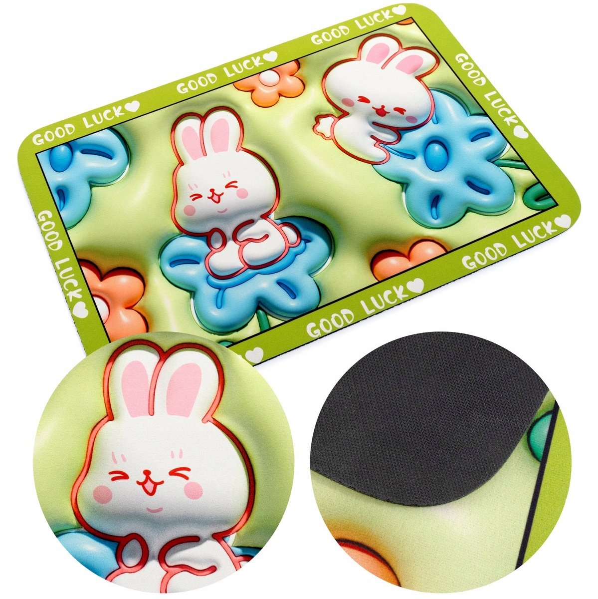 3D Antislip Badmat Absorberend Magisch Groen - 57x37cm