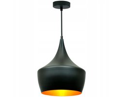 Sanico Hanglamp LOFT MODERN B Zwart Goud E27