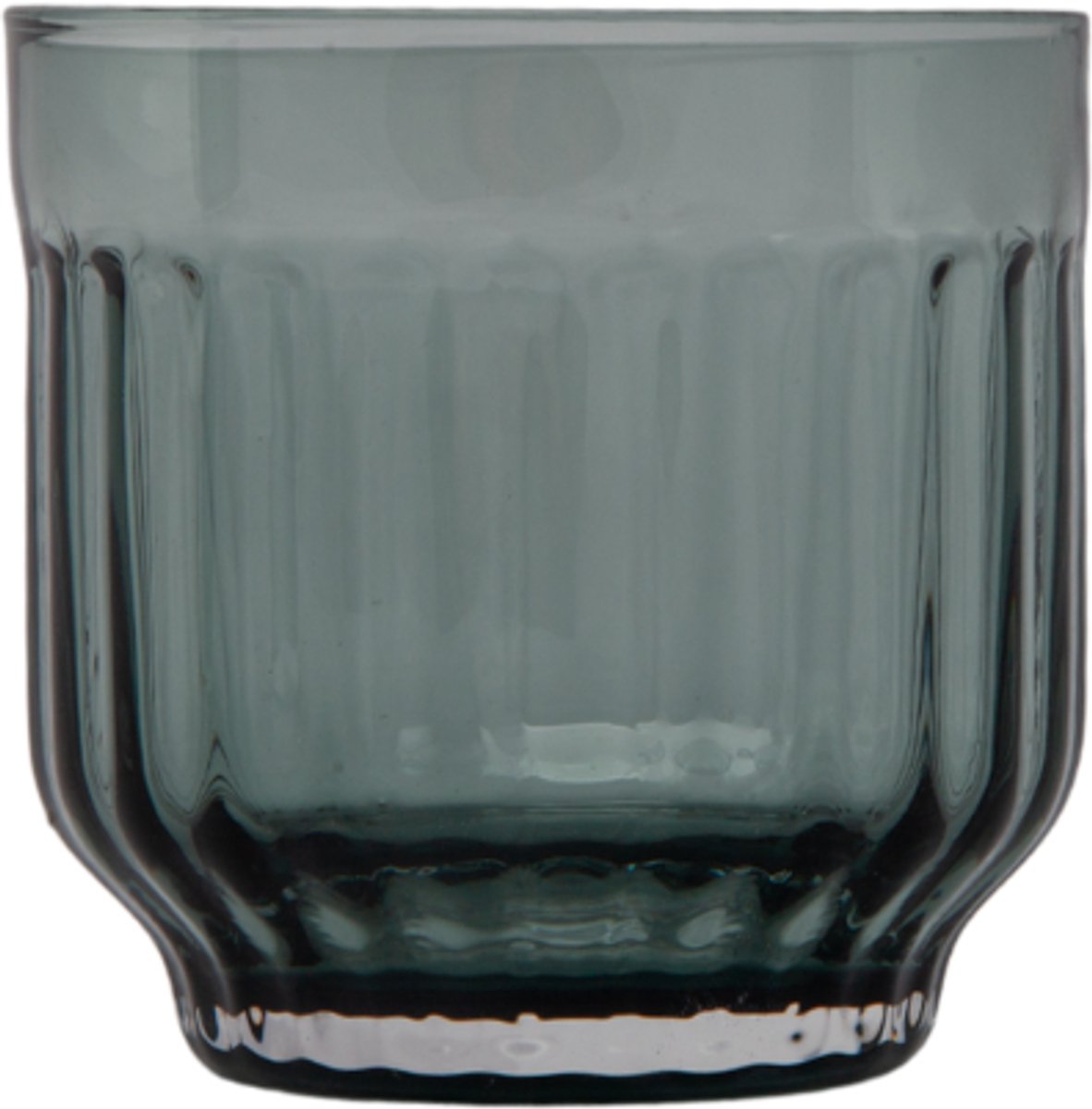 XLBoom Mila Tumbler Green Set van 4 – Mondgeblazen glazen tumbler set (4 stuks) – Verkrijgbaar in Amber | Clear | Dark Grey | Green – Design servies voor tafel