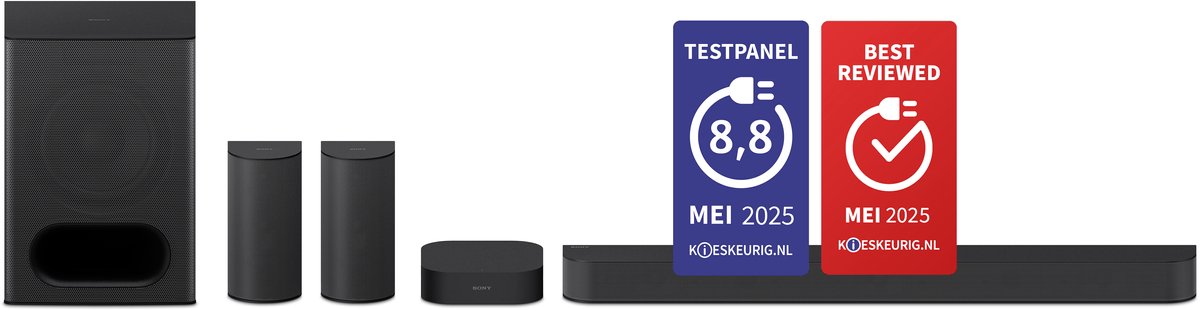 Sony Bravia Theatre System 6 5.1.2 Soundbar Zwart - afbeelding 2