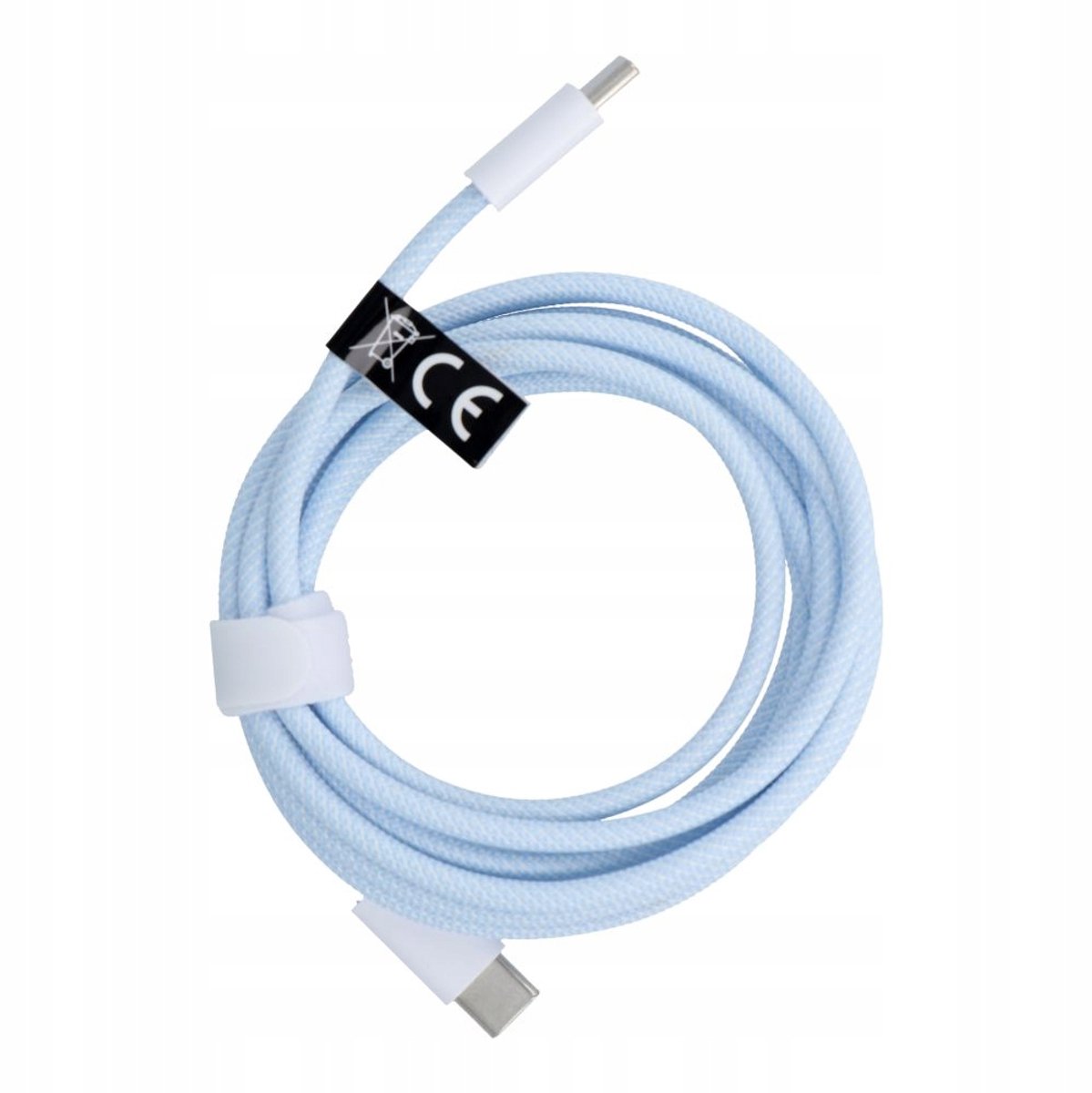 USB-C Kabel 60W PD QC 3.0 Snel Laden 2M TPE Duurzaam Blauw