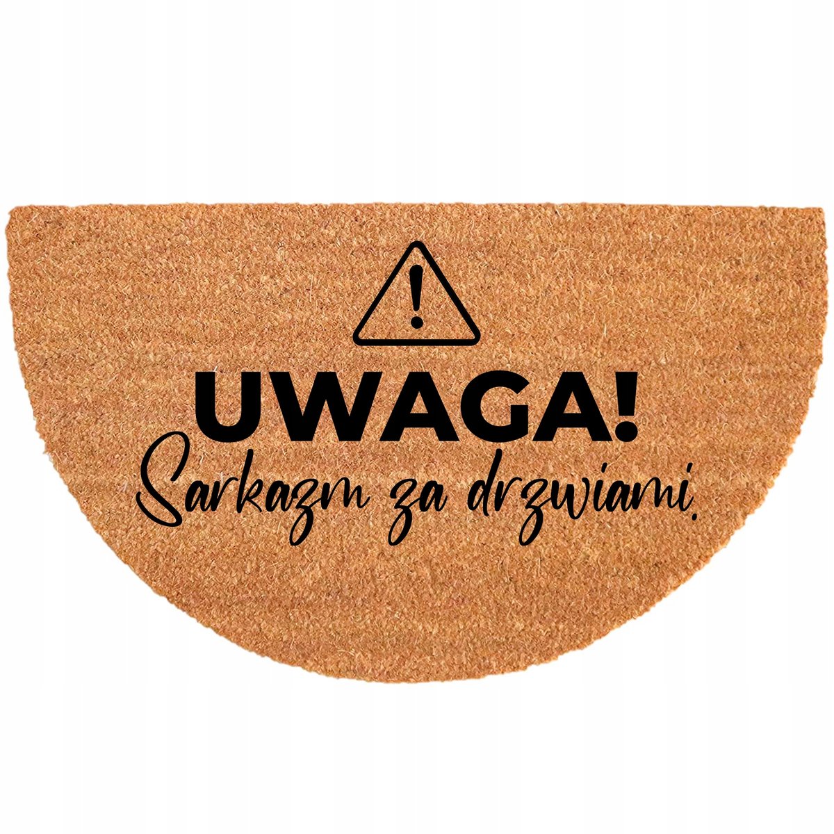 Ecologische Kokos Wcieraczka Antislip 40x70cm Halfrond Beige