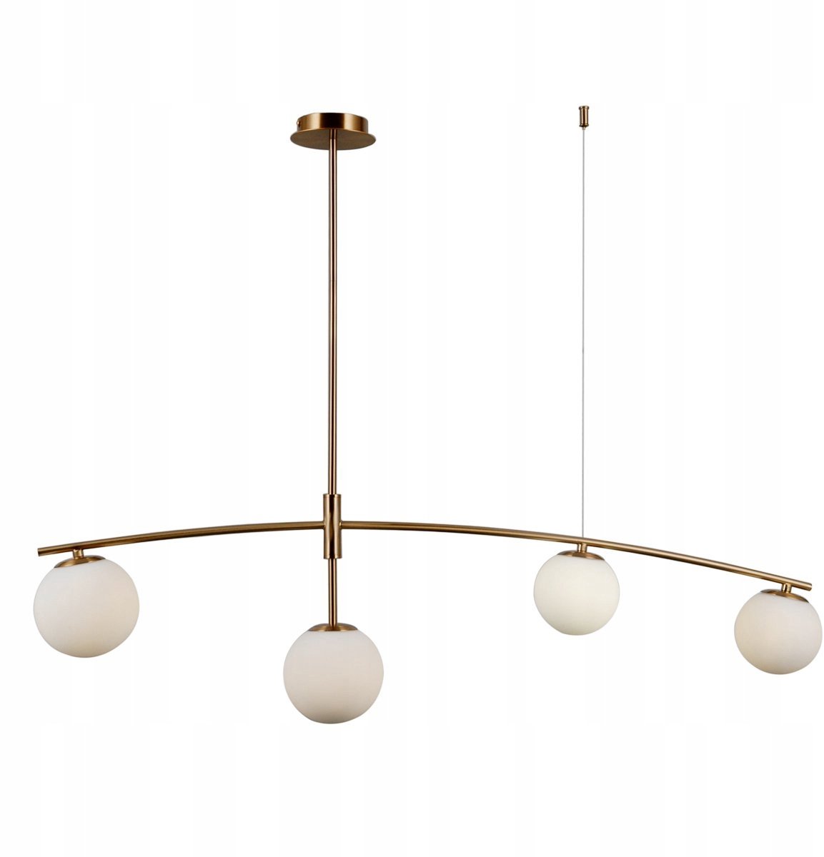Italux SENAI PND-31322-4-HB Hanglamp Messing 4x G9