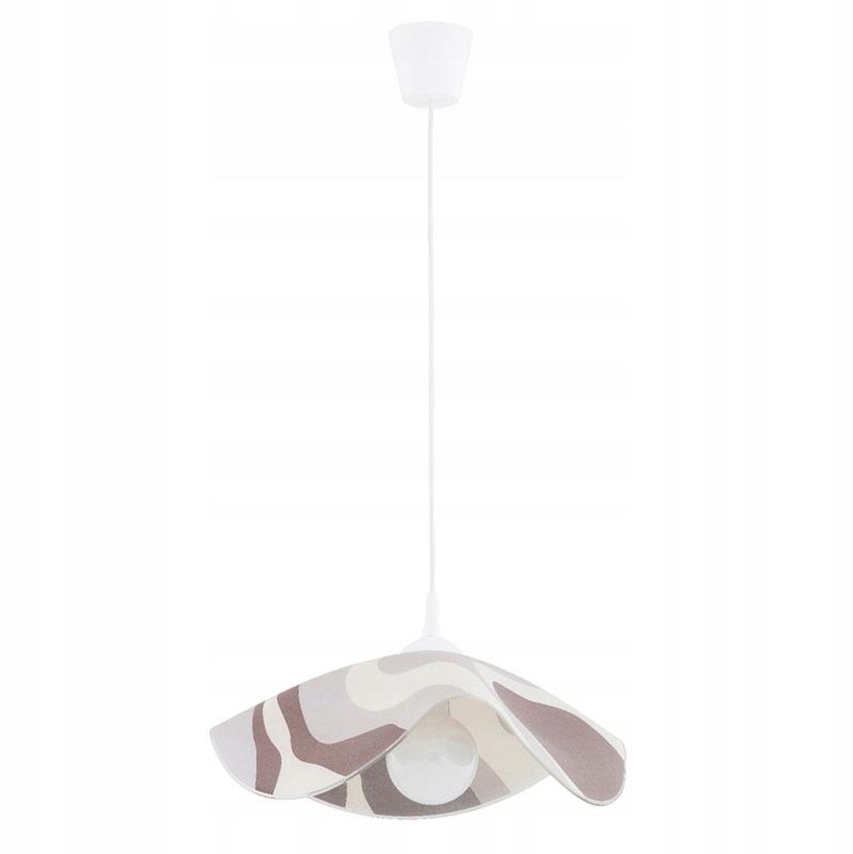 ALFA 61441 Tolka Hanglamp E27 - Wit/Beige, 1 lichtpunt