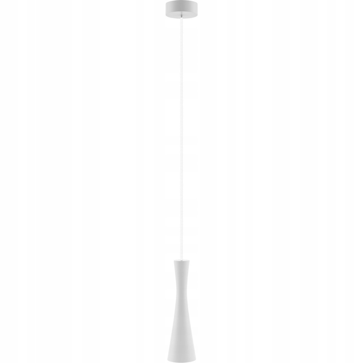 Vegas Witte Hanglamp 1xGU10 Hout 150cm IP20