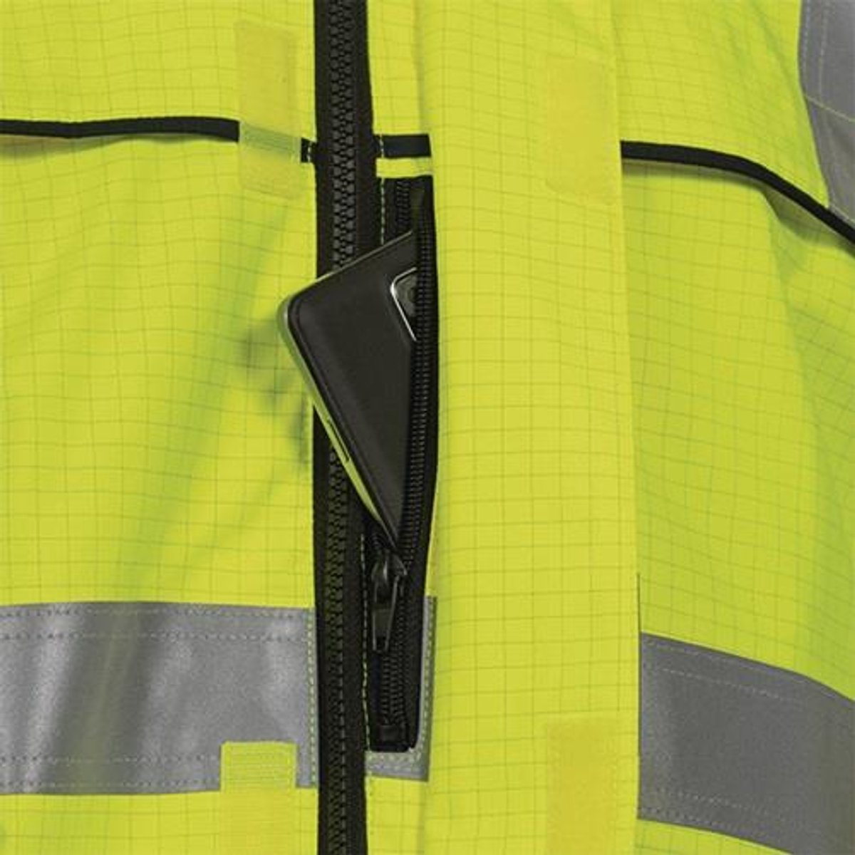 Multinorm-Parka Toivo Gr.XL geel/marine ELYSEE