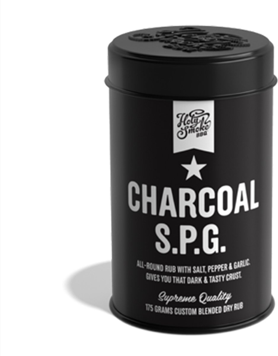 Holy Smoke BBQ - CHARCOAL S.P.G. BBQ RUB - 175g - BBQ rubs - kruiden