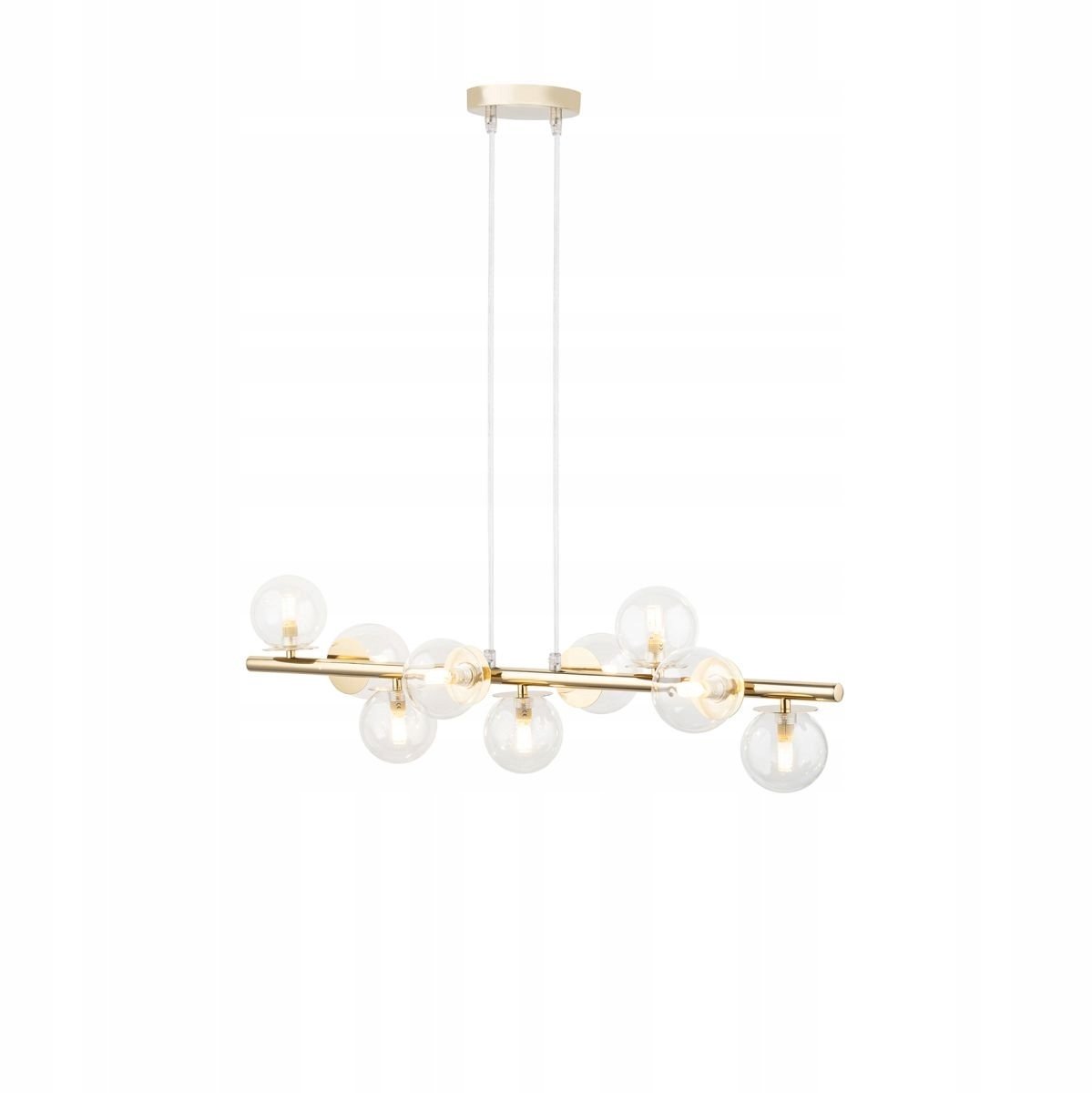 Gouden hanglamp AVOLA met glazen bol - Sigma Verlichting