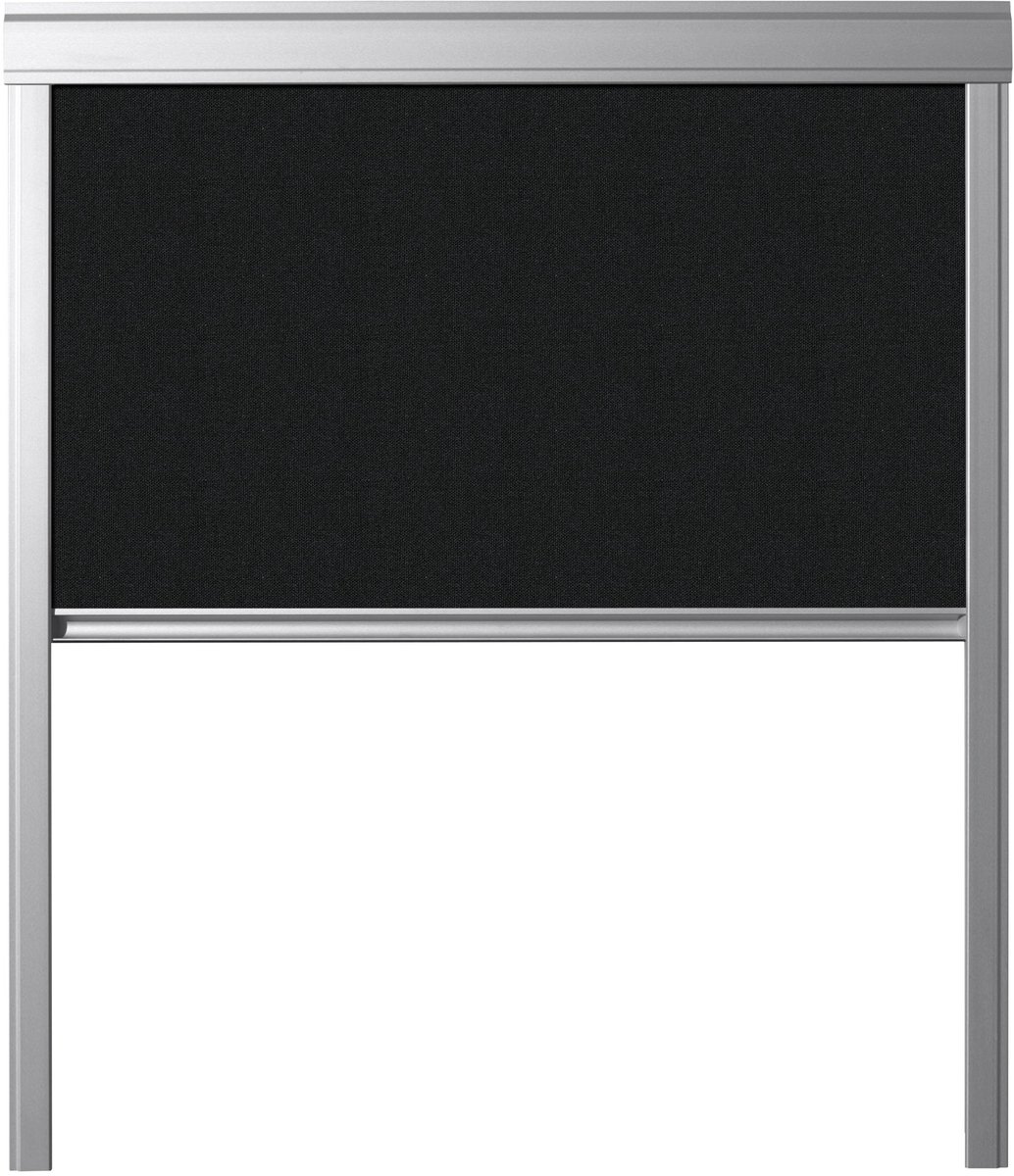 CONTRIO -Verduisterend Rolgordijn passend op VELUX DAKRAAM 94x140 - P08- *Zwart*