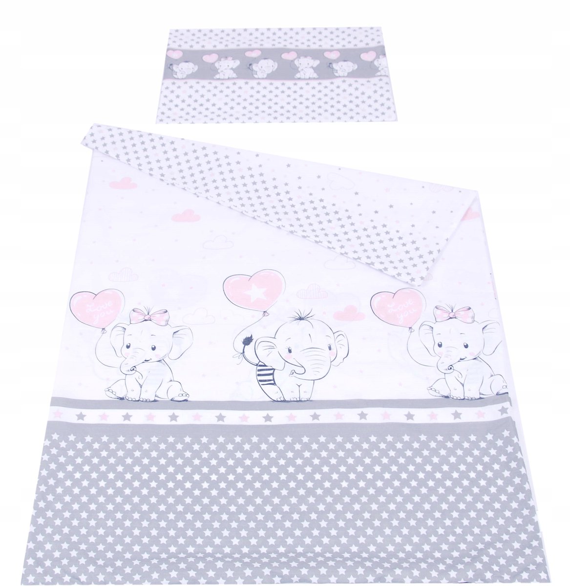 BabyLux Kinderbedlakenset 2-delig Katoen 90x120cm & 60x40cm