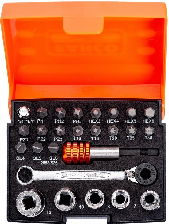 CCLIFE Coffret De Douilles Et Embouts CR-V 187 Pièces, Boîte à Cliquet