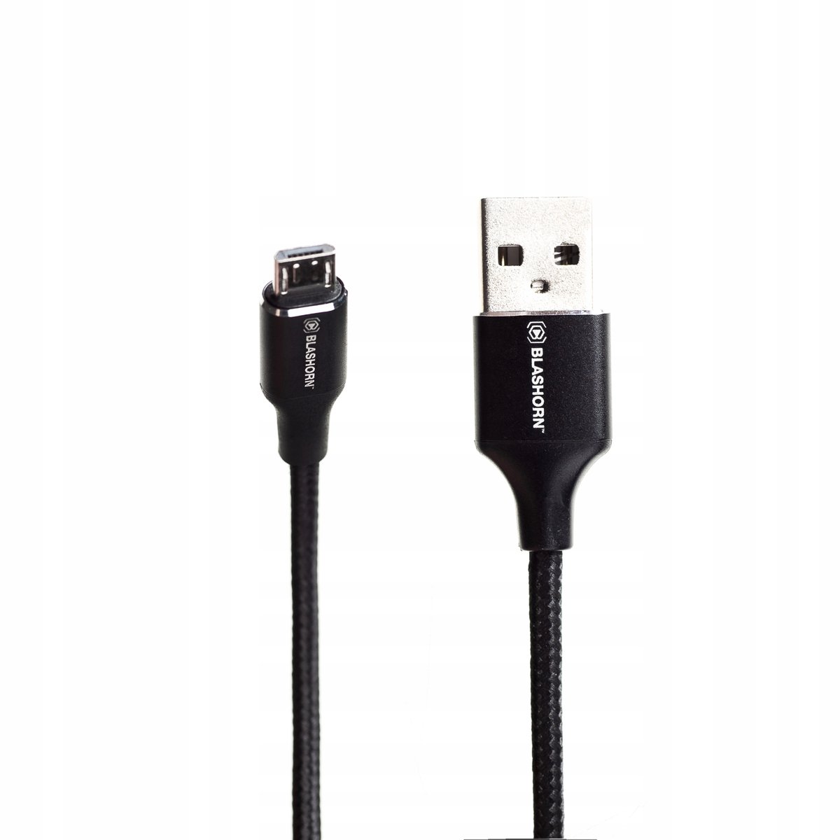 Blashorn USB naar Micro-USB Kabel 1.2m Zwart - Snel Laden & Data