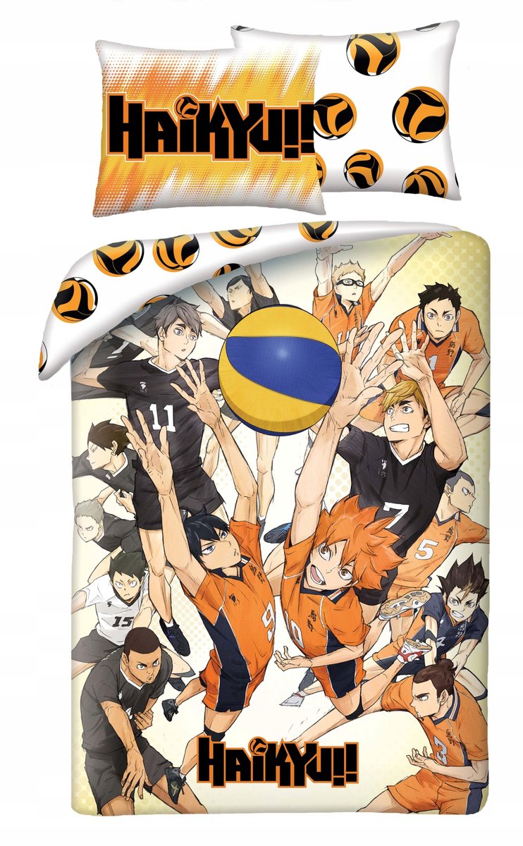 Haikyu!! Dekbedovertrek Set Microvezel 140x200cm Anime Manga